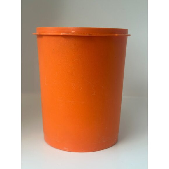 VTG Tupperware Harvest Servalier Canister 6.75" Plastic Container No Lid 809-6 - Picture 9 of 9